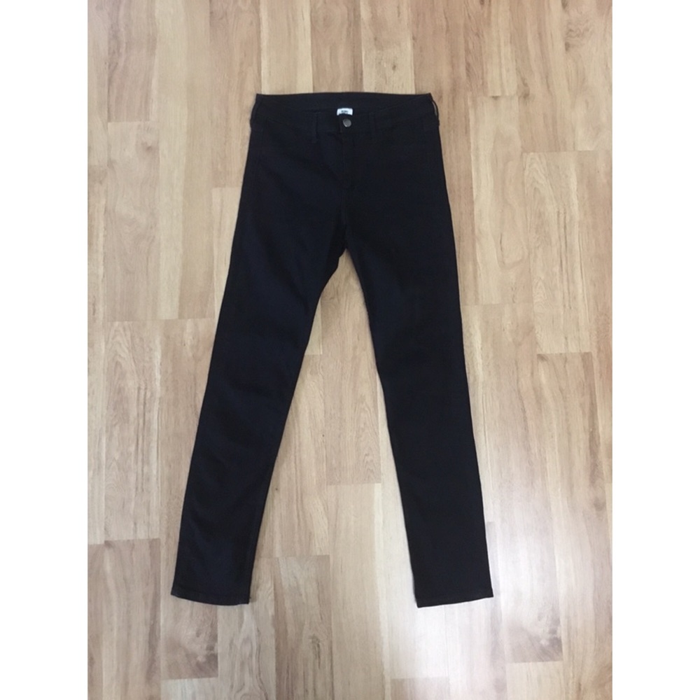 H&M Mid-Rise Black Skinny Ankle Denim Sz 28 - Picture 3 of 8